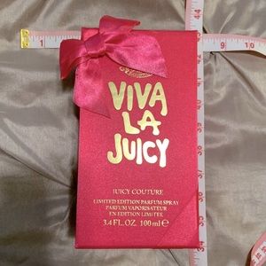 EMPTY pink Viva La Juicy perfume box